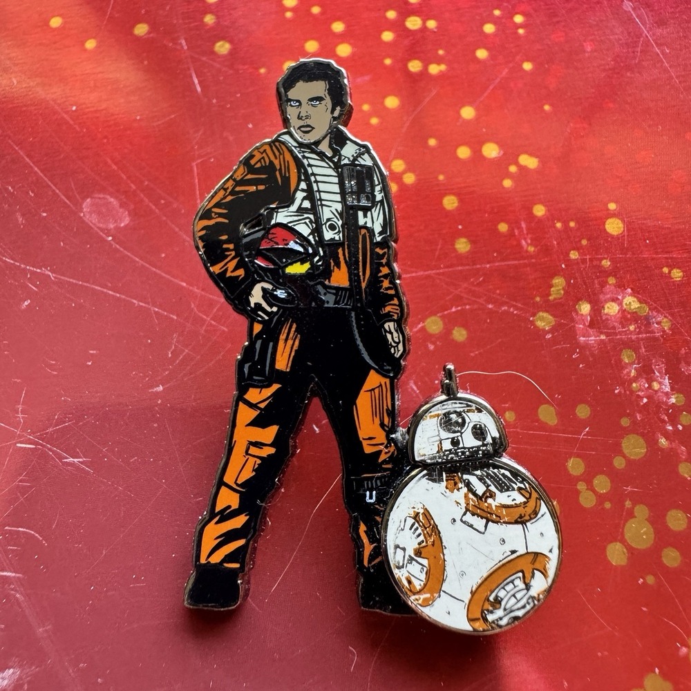 Star Wars: The Last Jedi - Poe Dameron and BB-8 Pin Disney Pin 124077